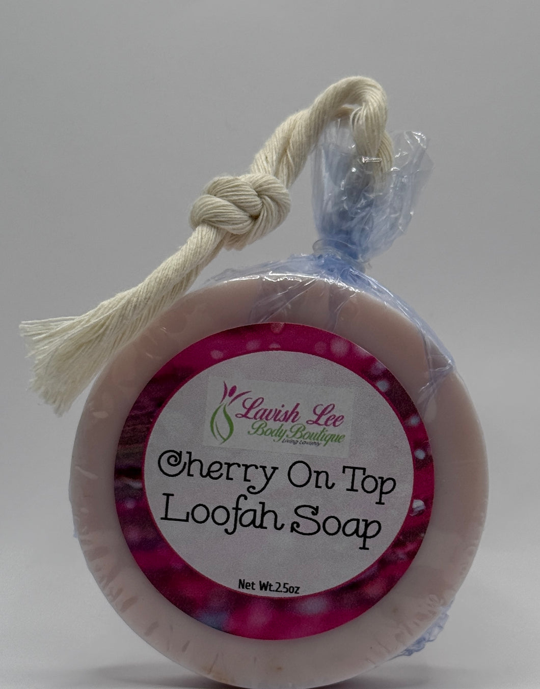 CHERRY ON TOP LOOFAH SOAP