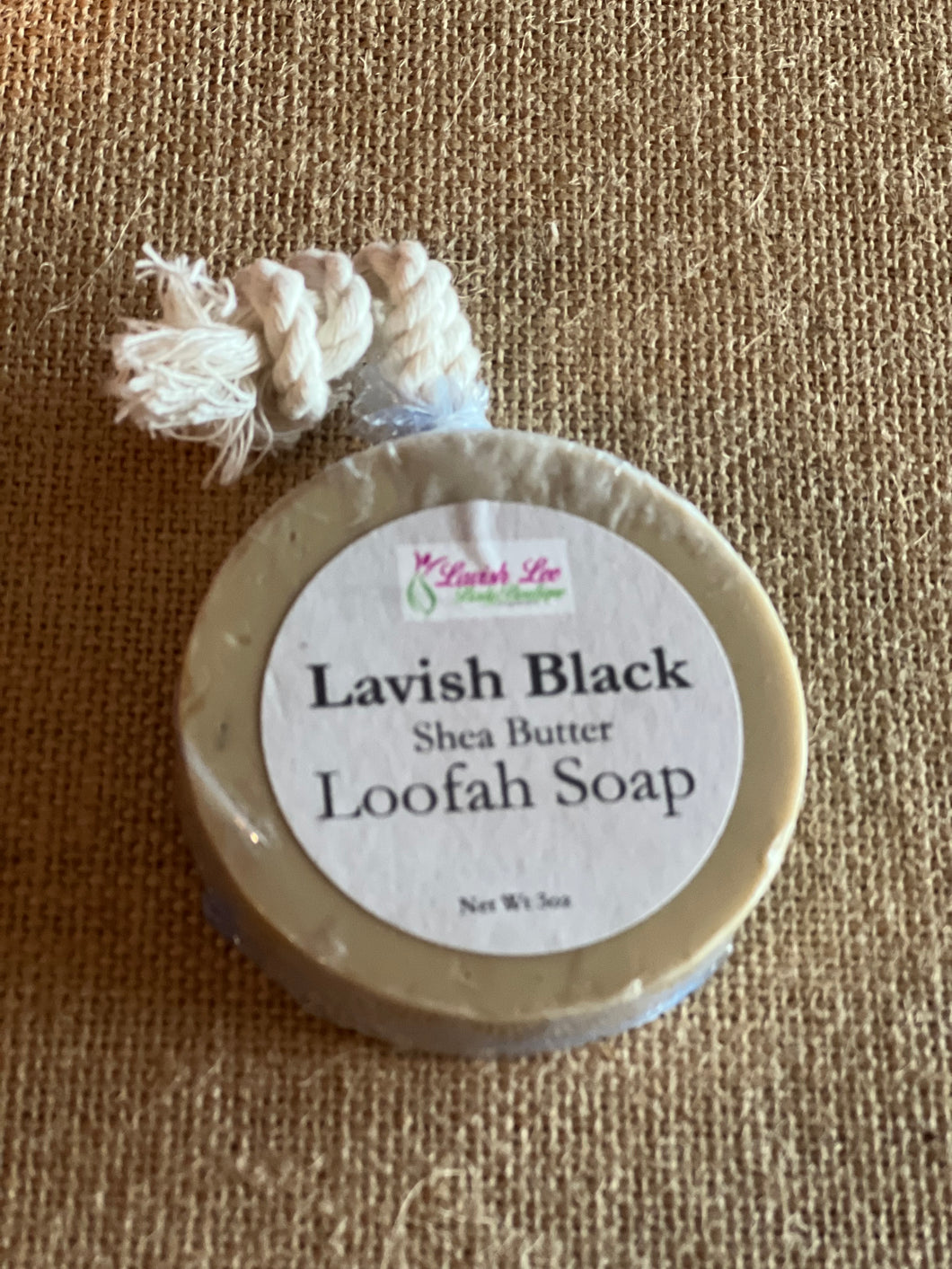 LAVISH BLACK LOOFAH SOAP